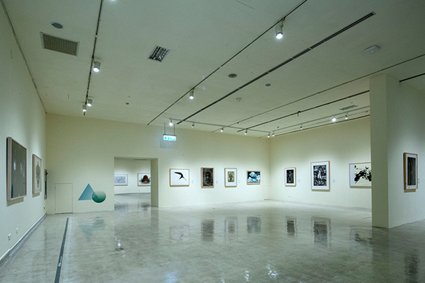 「中華民國第十九屆國際版畫雙年展」展覽現場 (本屆得獎與參賽作品在技法、主題、文化脈絡上形式多元)