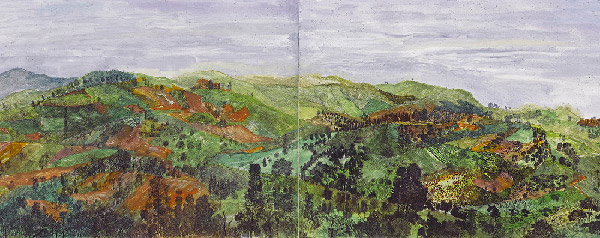 Enlarge to see the work-title：Paisaje de Uribe Cauca (Uribe Cauca Landscape)